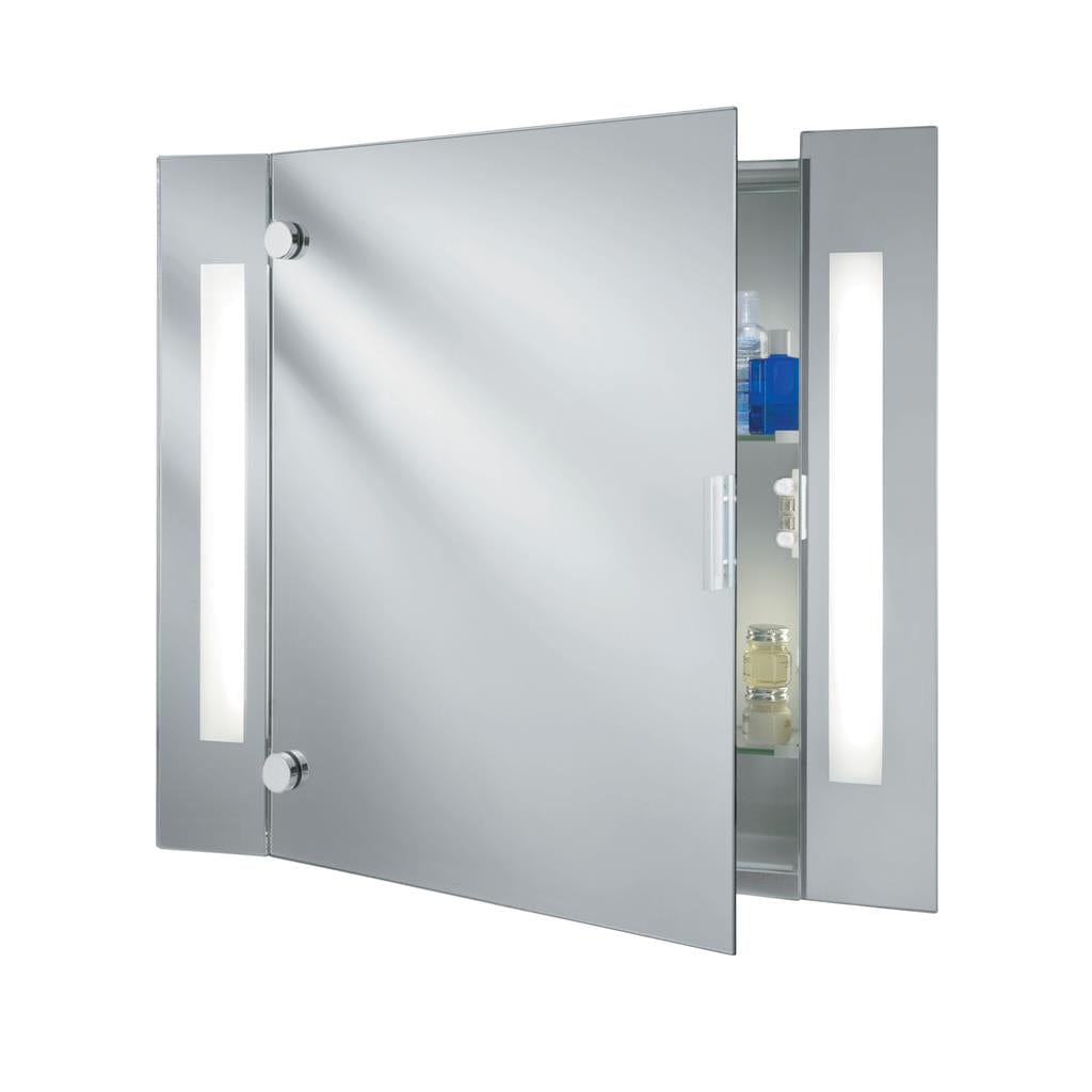 Searchlight Bathroom Illuminated Mirror Cabinet & Shaver Socket, IP44 6560