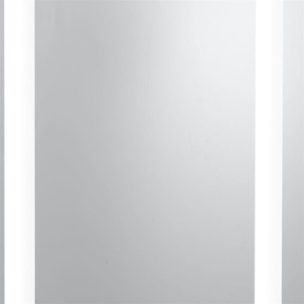 Searchlight Bathroom Mirror w Shaving Socket  -  Chrome & Frosted, IP44 7450