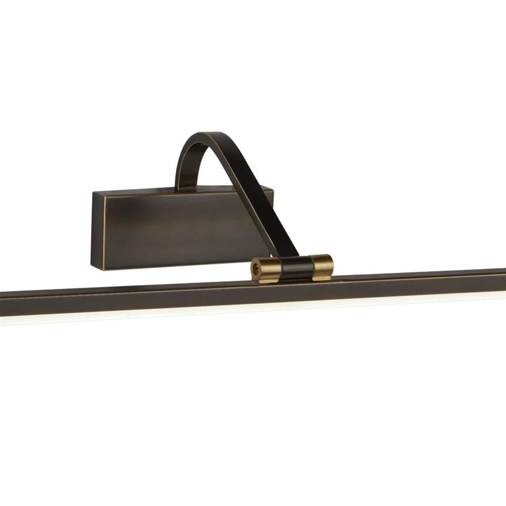 Searchlight Bilbao  Picture Light - Black & Brushed Gold Metal 5551-70BG