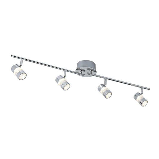 Searchlight Bubbles 4Lt Split Bar Spotlight - Chrome & Bubble Acrylic 4414CC