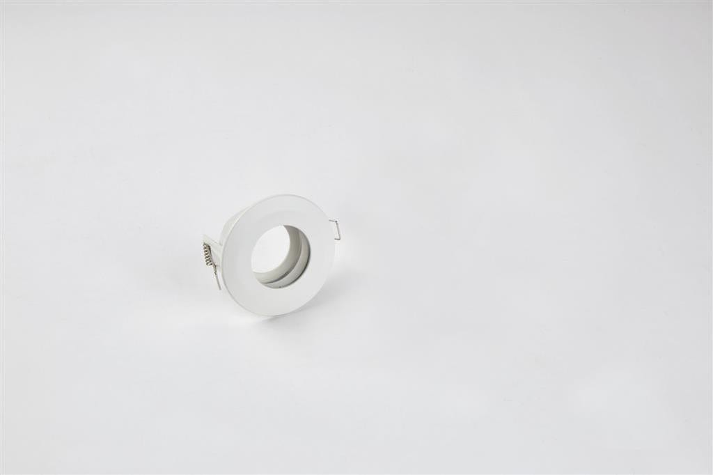 Searchlight Burford Bathroom White Downlight, IP65, Fire Rated 72310WH