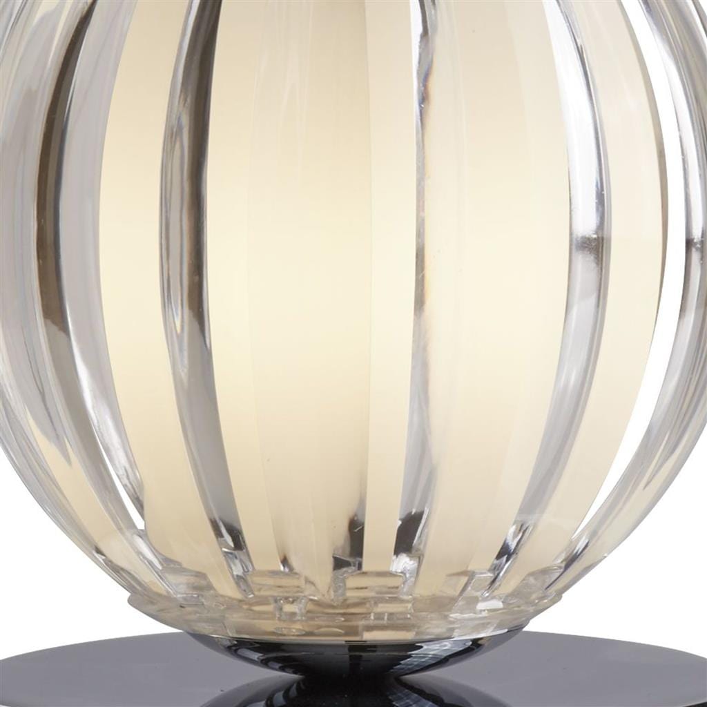 Searchlight Claw Touch Table Lamp- Chrome Metal, Acrylic & Frosted Glass 1811CL