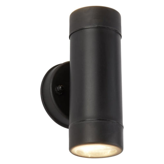 Searchlight Coastal Outdoor LED 2Lt Wall Light- Black Polypropylene,IP44 7592-2BK