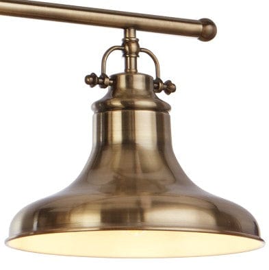 Searchlight Dallas 3Lt Bar Pendant - Antique Brass Metal 3193-3AB