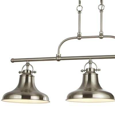 Searchlight Dallas 3Lt Bar Pendant - Antique Rouge Metal 3193-3SS