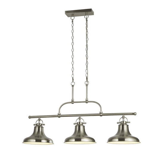 Searchlight Dallas 3Lt Bar Pendant - Antique Rouge Metal 3193-3SS