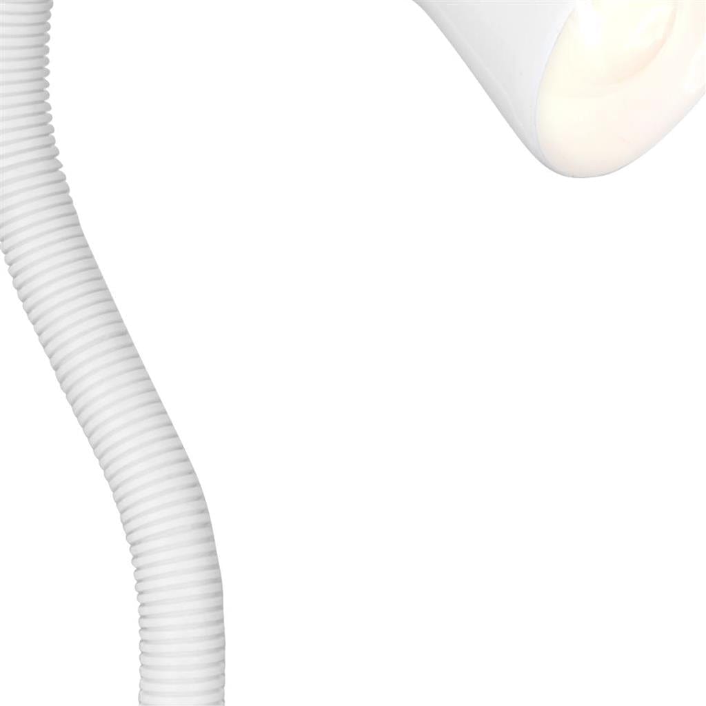 Searchlight Desk Partners Flex Clip Task Lamp - White Metal 4122WH