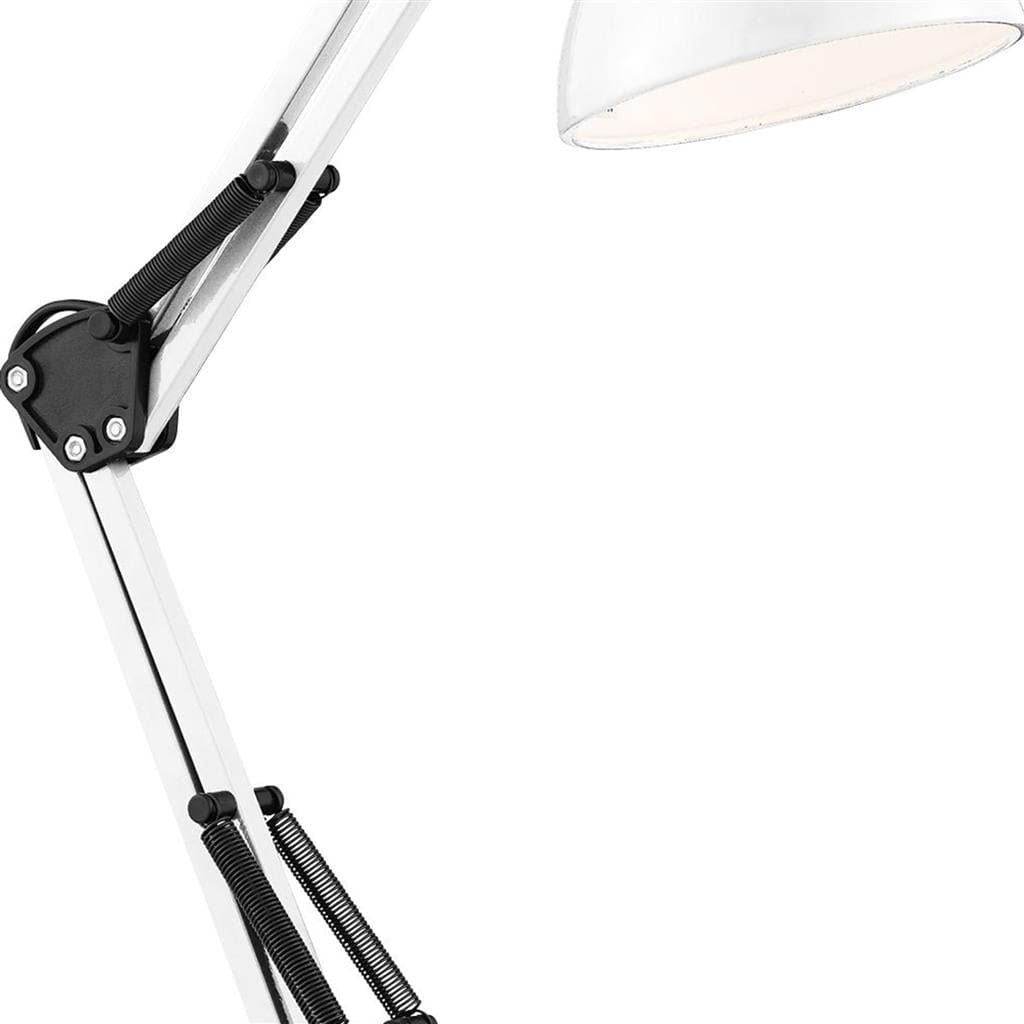 Searchlight Desk Table Lamp  - White Metal 2429WH