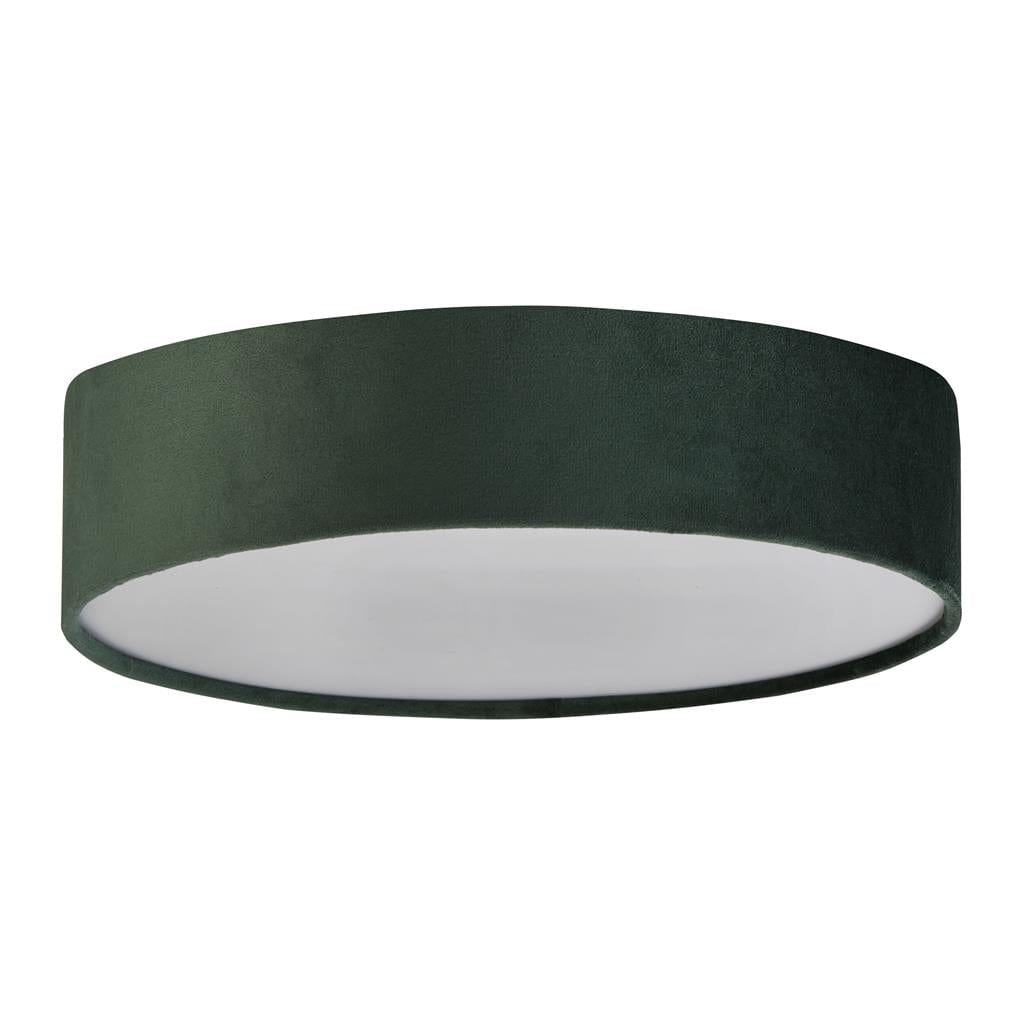 Searchlight Drum 2Lt Flush - Green Velvet 23298-2GR