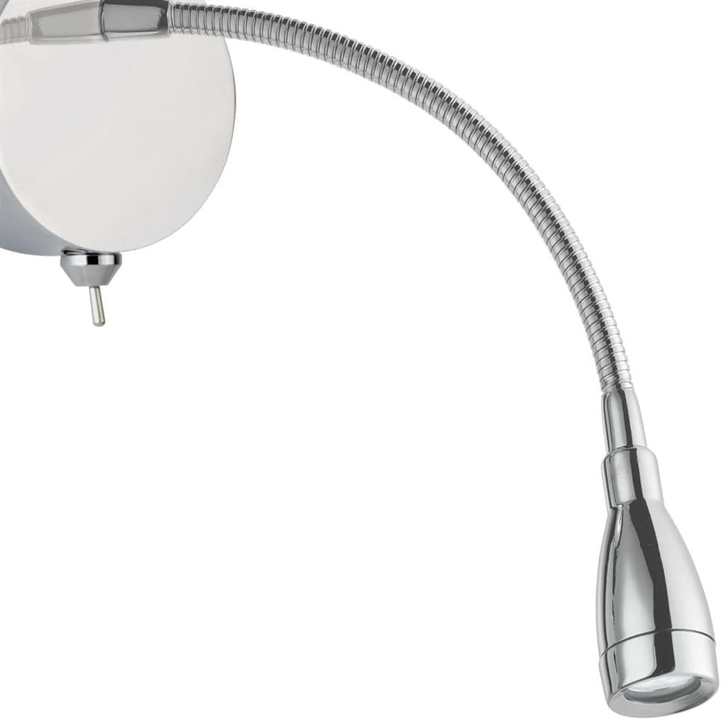 Searchlight Flexy Wall Light  - Chrome Metal 9917CC