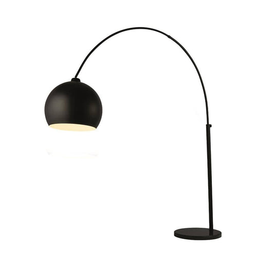 Searchlight Giant Arc Floor Lamp - Matt Black Metal 98011BK