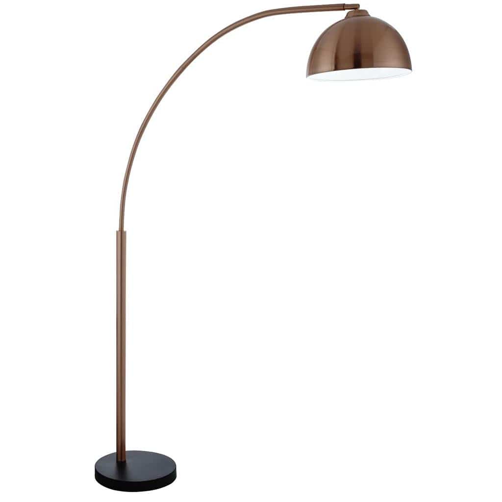 Searchlight Giraffe Floor Lamp - Copper & Black Marble Base 914CU