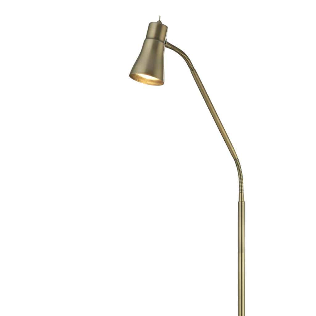 Searchlight Jolly Floor Lamp - Antique Brass Metal 1007AB