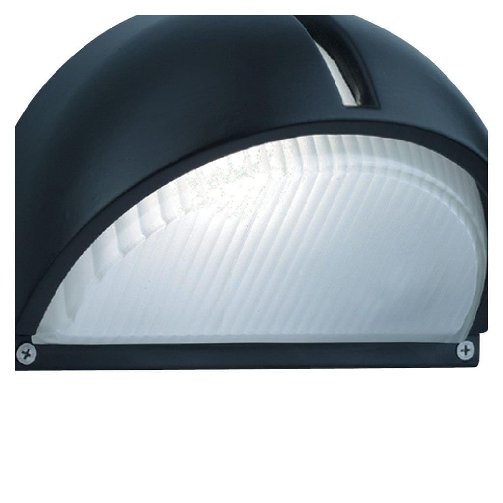 Searchlight Kentucky LED Outdoor Wall Light  -  Black, Frosted, IP44 130