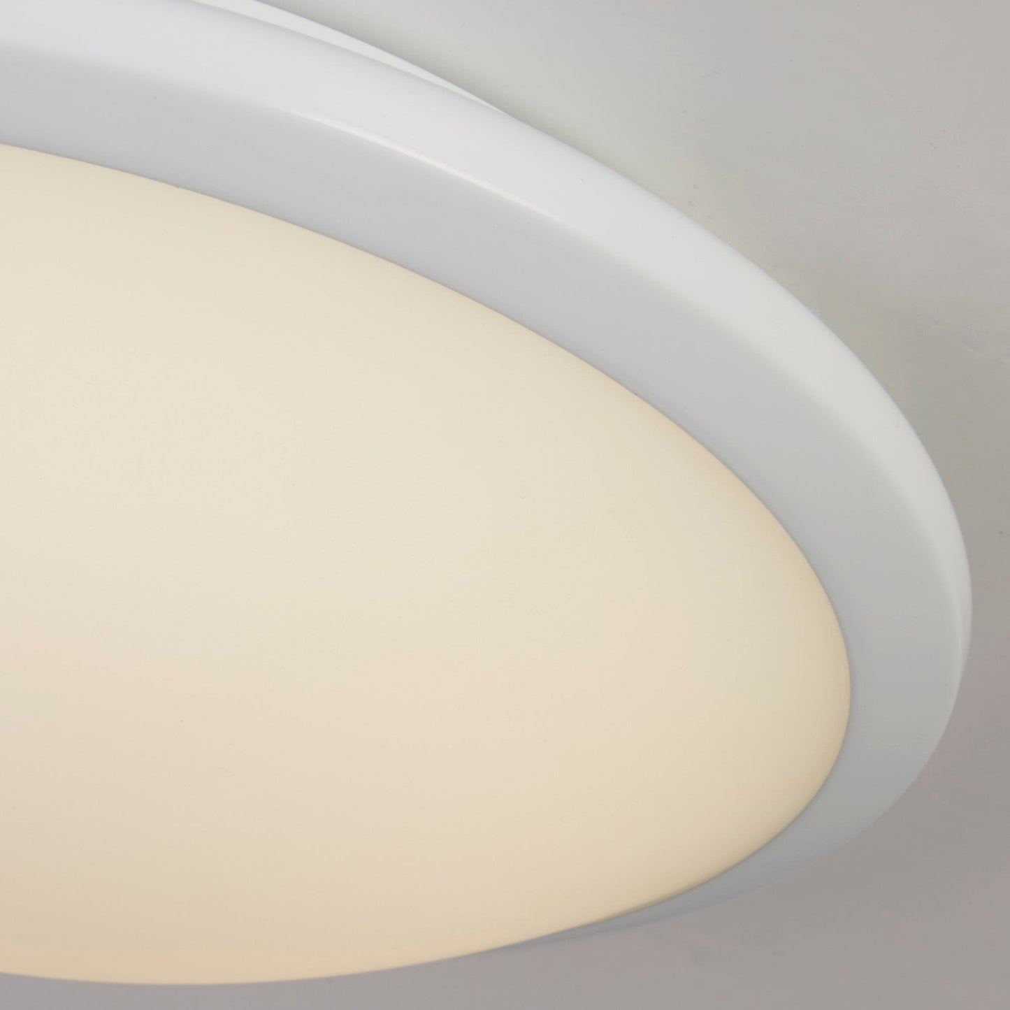 Searchlight Knutsford Flush - White & Frosted Glass 7938-30WH