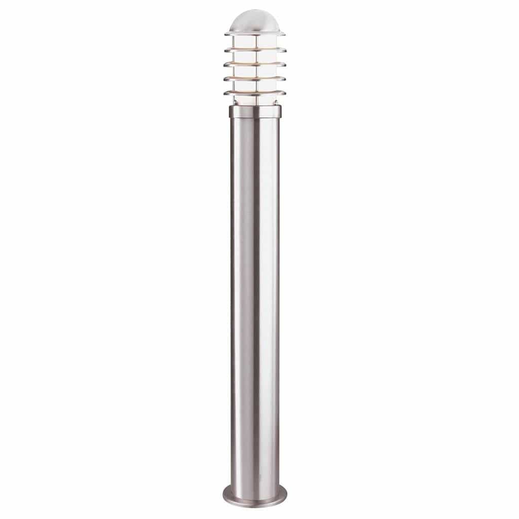 Searchlight Louvre Outdoor Post - Stainless Steel Metal & Polycarbonate 052-900