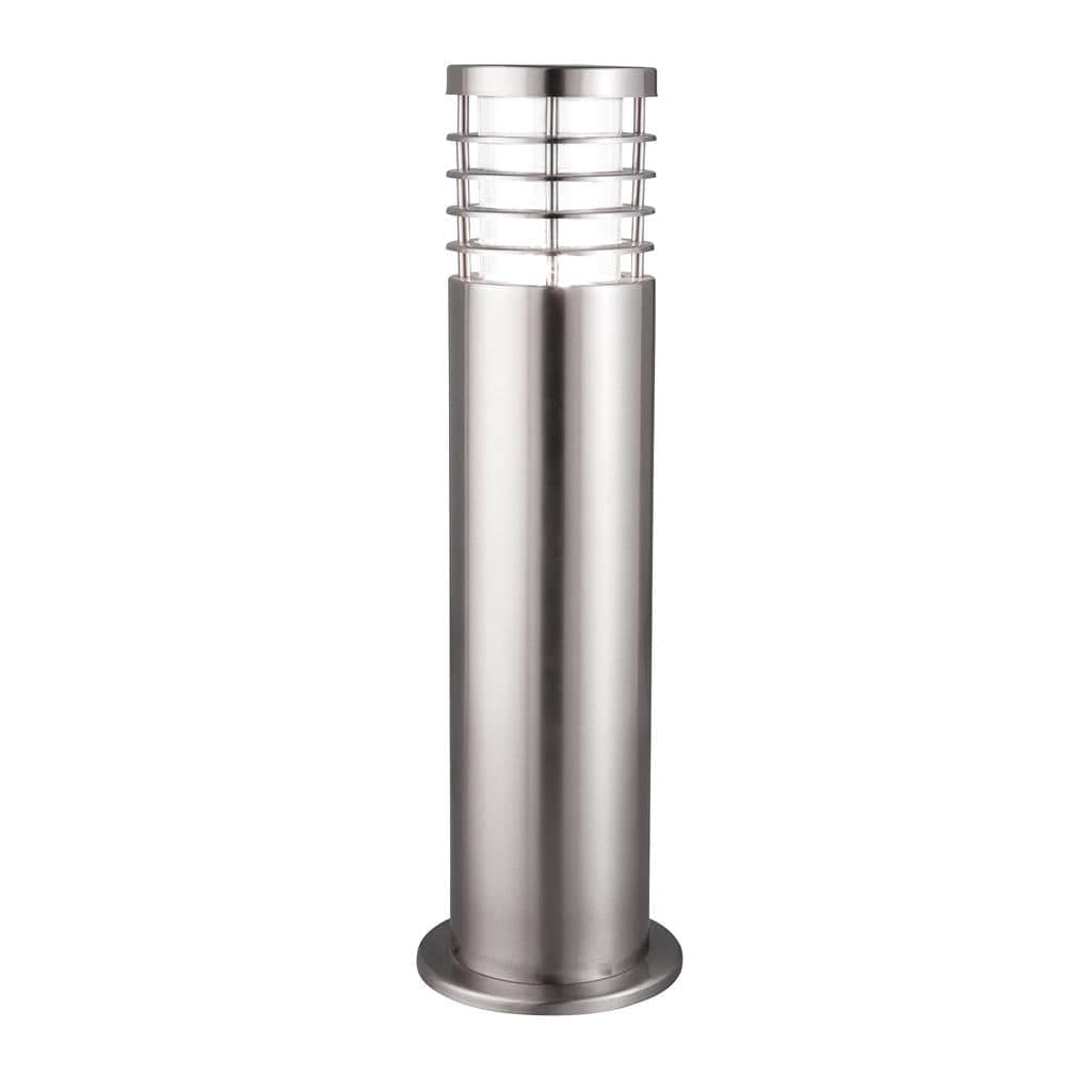 Searchlight Louvre Outdoor Post - Stainless Steel & Polycarbonate, IP44 1556-450