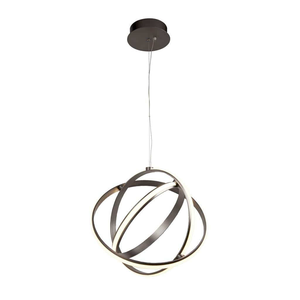 Searchlight Magic 3Lt LED Ceiling Pendant - Satin Nickel 5031-3SN