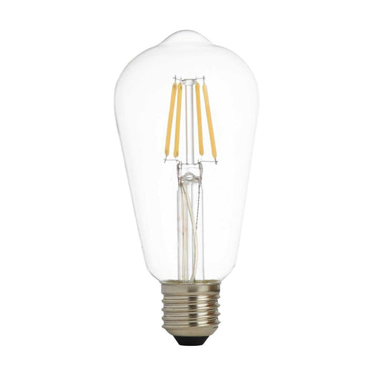 Searchlight Pack 5 Dimmable LED E27 Filament Squirrel Lamp - Clear Glass PL4427-6WW