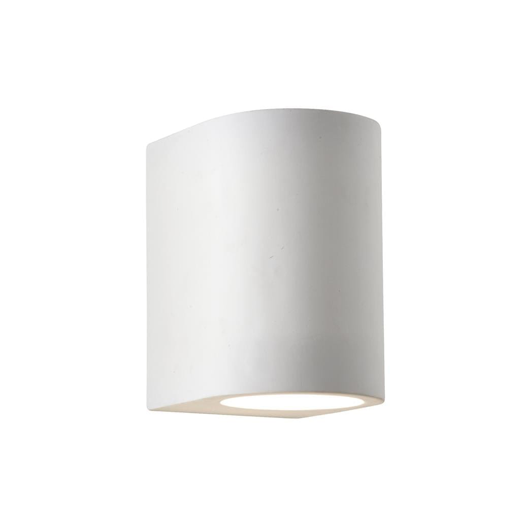 Searchlight Plaster Wall Light - Gypsum 8436