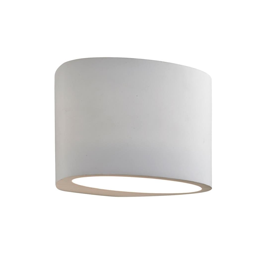 Searchlight Plaster Wall Light - Gypsum 8721