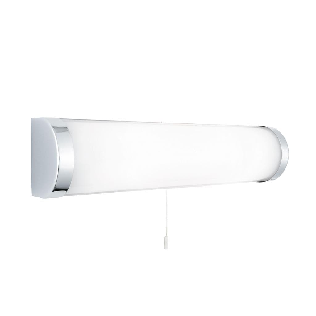 Searchlight Poplar  2Lt Wall Light - Chrome Metal & Opal Glass 8293CC