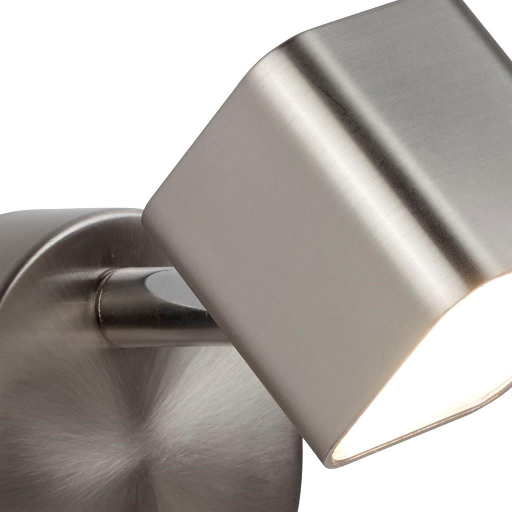 Searchlight Quad Spotlight Wall Light - Satin Silver Metal 4231SS