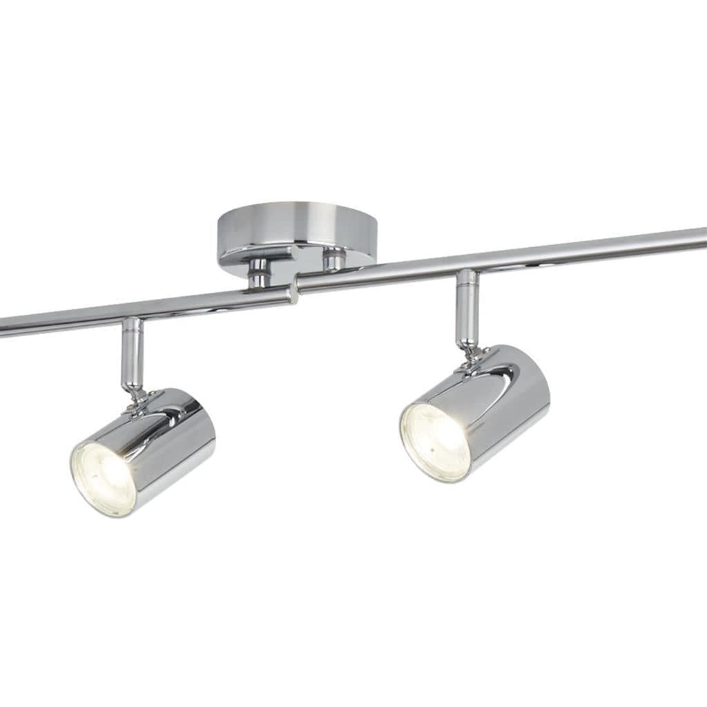 Searchlight Rollo 4Lt Split Bar Spotlight  - Chrome Metal 3174CC