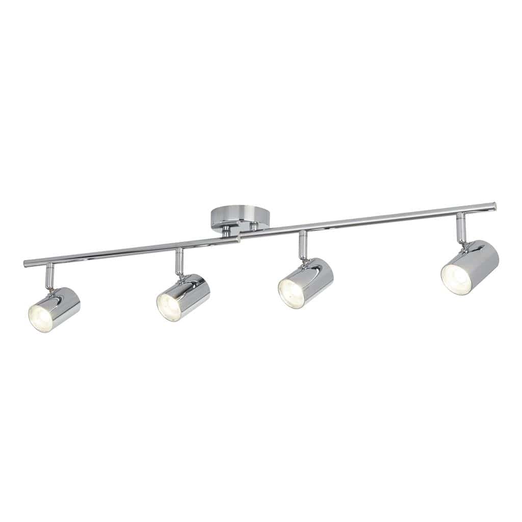 Searchlight Rollo 4Lt Split Bar Spotlight  - Chrome Metal 3174CC