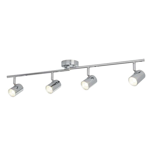 Searchlight Rollo 4Lt Split Bar Spotlight  - Chrome Metal 3174CC