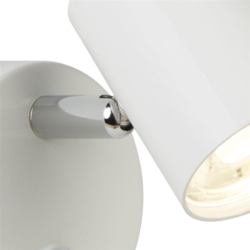 Searchlight Rollo Spotlight Wall Light - White Metal 3171WH