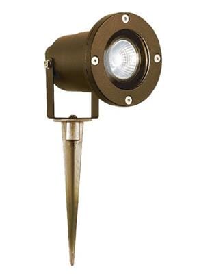 Searchlight Spikey Outdoor Spike - Rust Brown Metal 5001RUS-LED