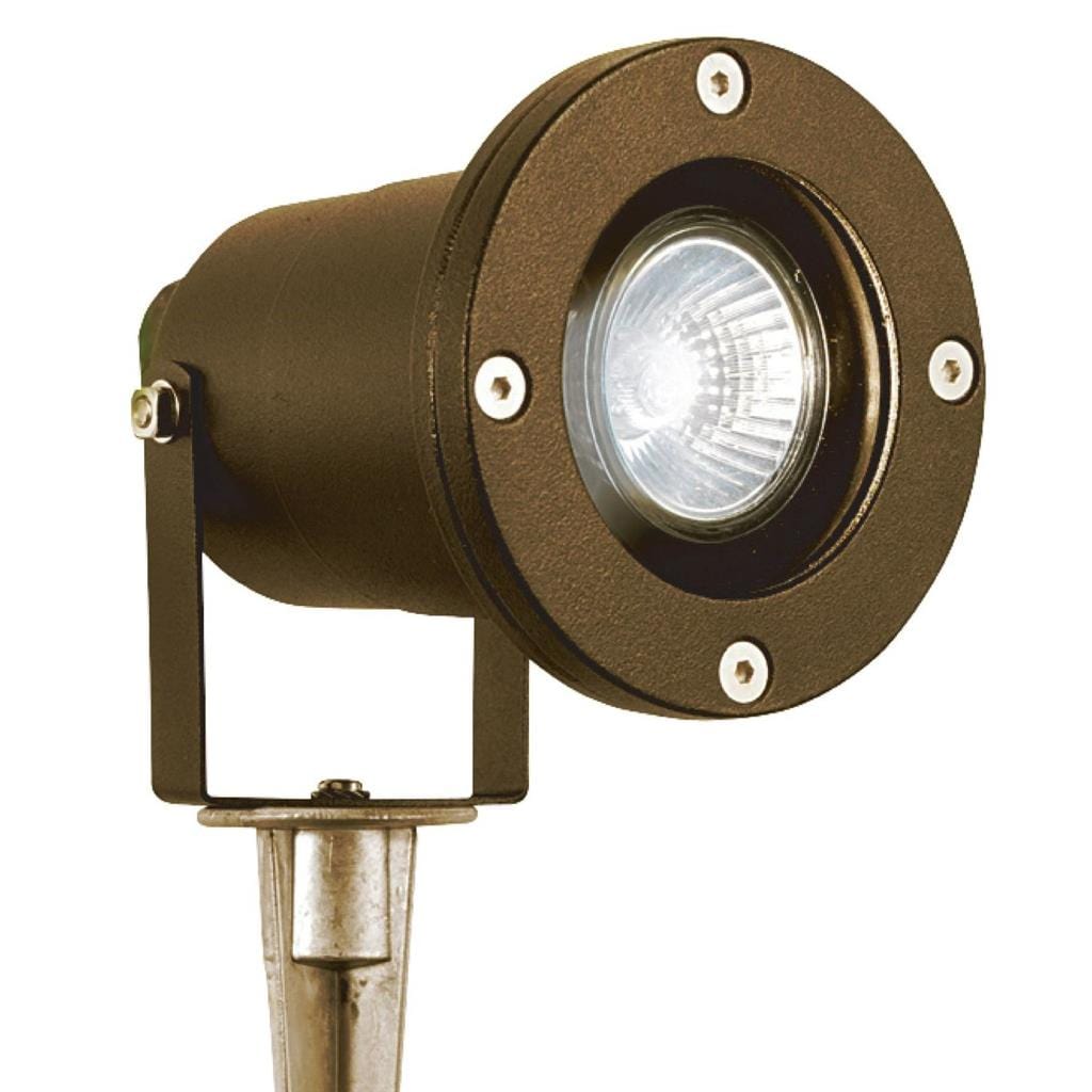 Searchlight Spikey Outdoor Spike - Rust Brown Metal 5001RUS-LED