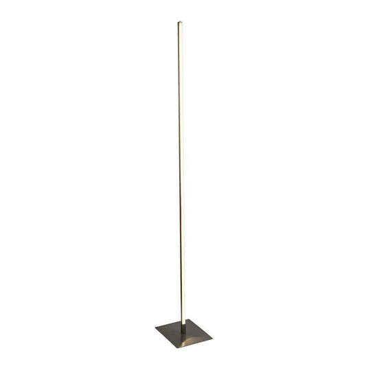 Searchlight Tribeca Floor Lamp - Satin Silver Metal 96383-1SS