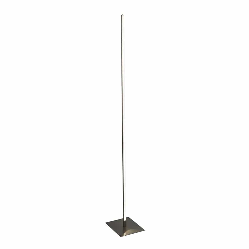 Searchlight Tribeca Floor Lamp - Satin Silver Metal 96383-1SS