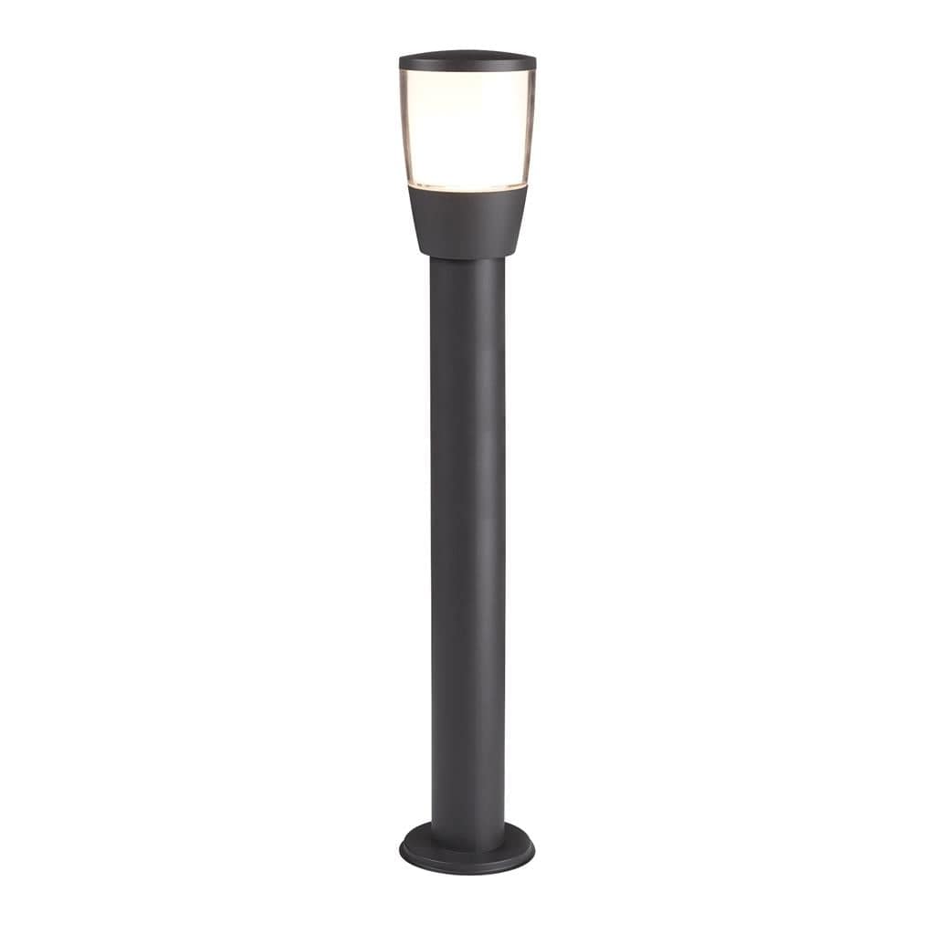 Searchlight Tucson Outdoor Post - Grey Metal & Polycarbonate 0598-900GY