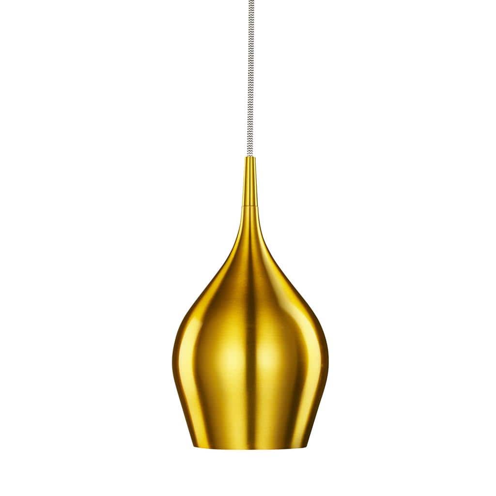 Searchlight Vibrant Pendant  - Metallic Gold Metal 6461-12GO