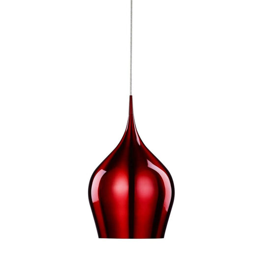 Searchlight Vibrant Pendant  - Metallic Red Metal 6461-26RE