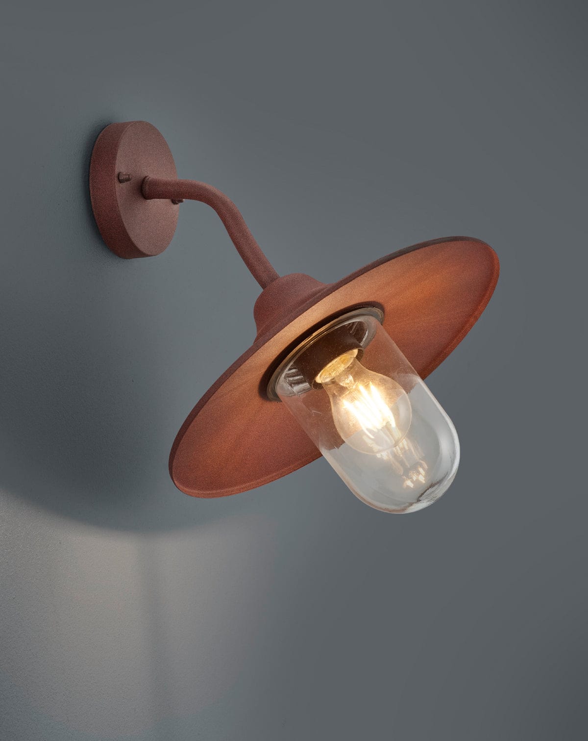 TRIO BRENTA Wall lamp - Rusty 201760124